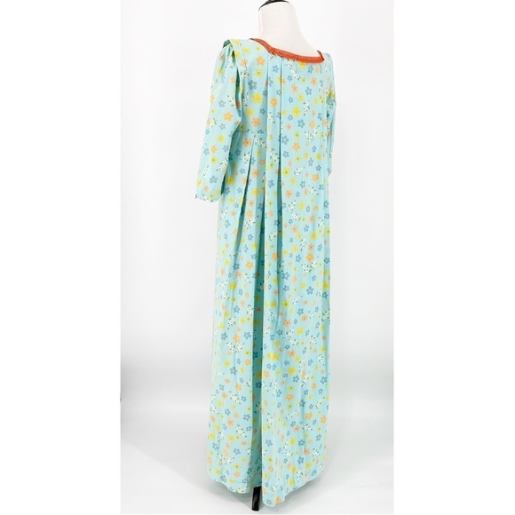 Vintage BETE INC Hawaiian Muumuu Zip Front - Picture 9 of 15